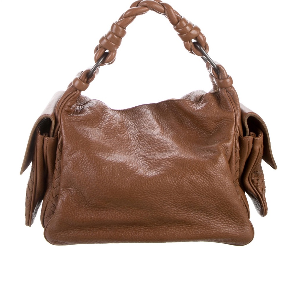 Bottega Veneta Brown Intrecciato Leather Bag